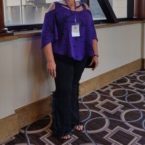 2 sweaters, 2 tops and 2 pair of pull on pants